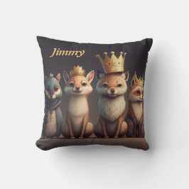 Almofada Animais selvagens-cegos vestindo travesseiro decor