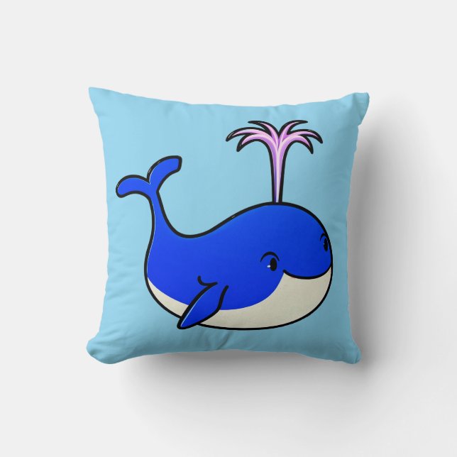 Almofada Animal Marinho Fofo 🌊 Presente Náutico Aconchegan (Frente)