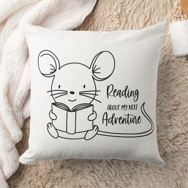 Almofada Animal Reading Book Lover (Cobertor)