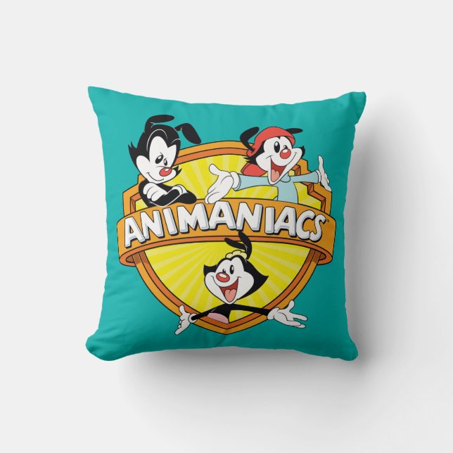Almofada Animaniacs | Warner Brothers & Sister WB Shield (Frente)