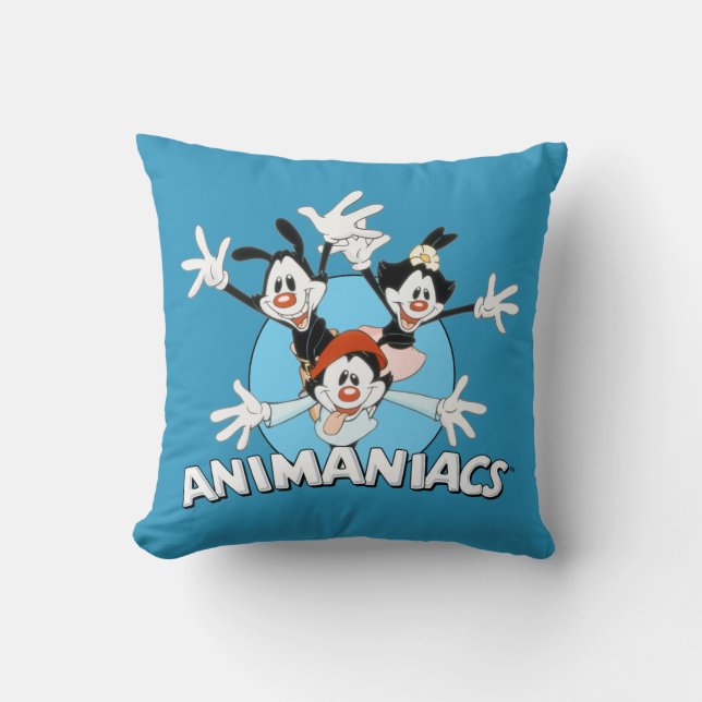 Almofada Animaniacs | Warner Siblings Wide Arms Graphic (Frente)