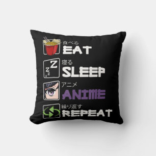 Almofada Anime do Sono Repete Kawaii Otaku Manga Japão Fa