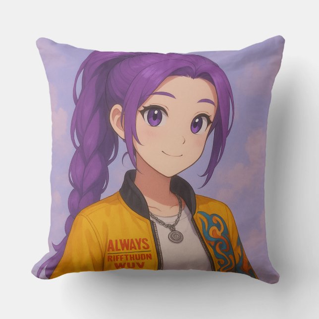 Almofada Anime K-Pop Idol Group | Original Manga-Style Pop  (Frente)