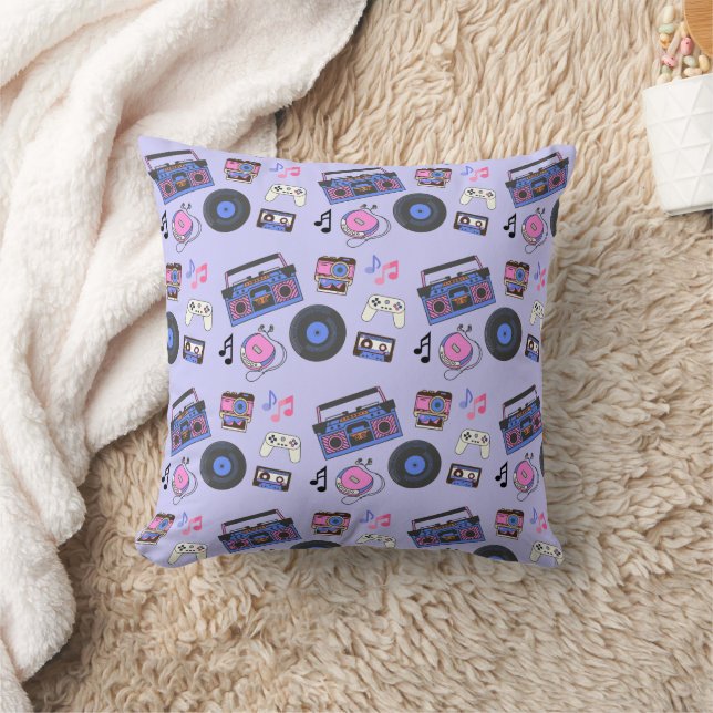 Almofada Aniversário da Era Música de 1980 (Cobertor)