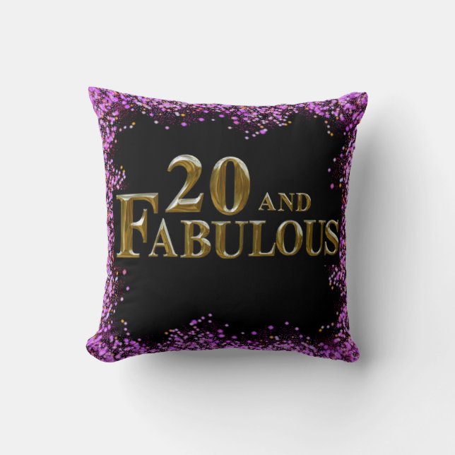 Almofada Aniversário de 20 anos (Frente)