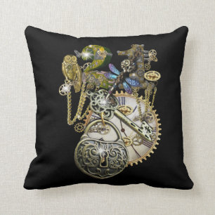 Almofada Aniversário de 21 ruas Steampunk