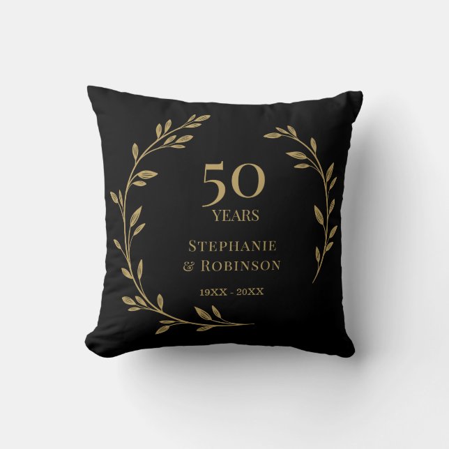 Almofada Aniversário de 50 anos de casamento (Frente)