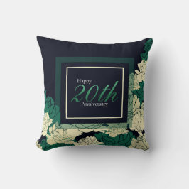 Almofada Aniversário de 50 anos esmeralda verde