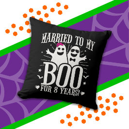 Almofada Aniversário de 8 anos de casamento engraçado Outub