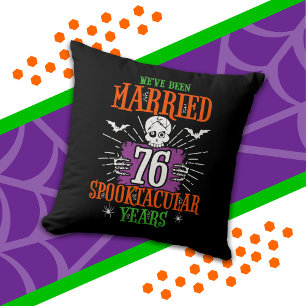 Almofada Aniversário de Casamento de 76 Anos Espetacular de