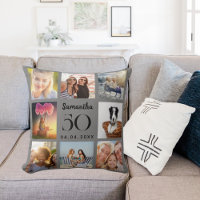 Aniversário de colagem de fotografias personalizad