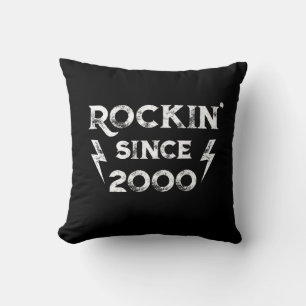 Almofada Aniversário Gift Classic Rock para os anos 2000