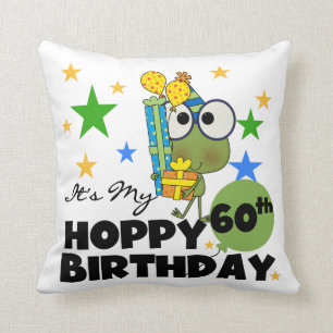 Almofada Aniversário Hoppy de Froggie 60th