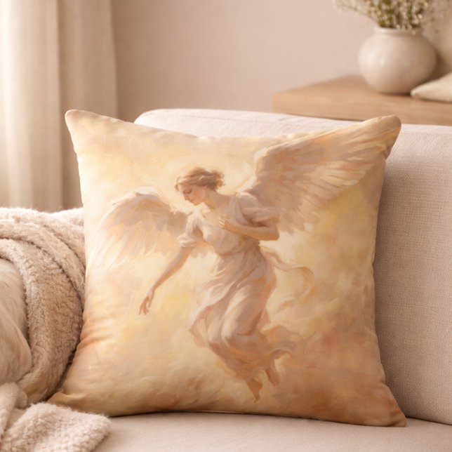 Almofada Anjo Acento de Casa Espiritual Elegante (Criador carregado)
