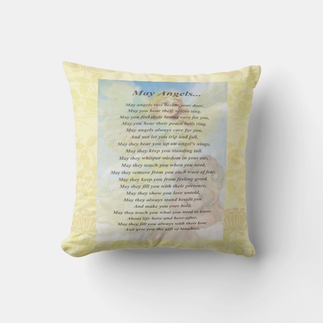 Almofada Anjo com grinalda (Frente)