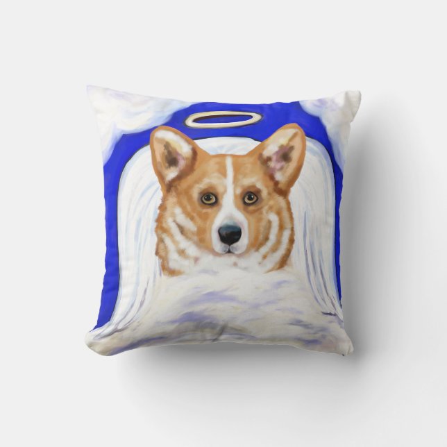 Almofada Anjo Corgi (Frente)