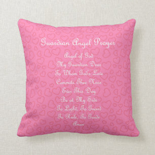 Almofada Anjo de Guarda - Rosa