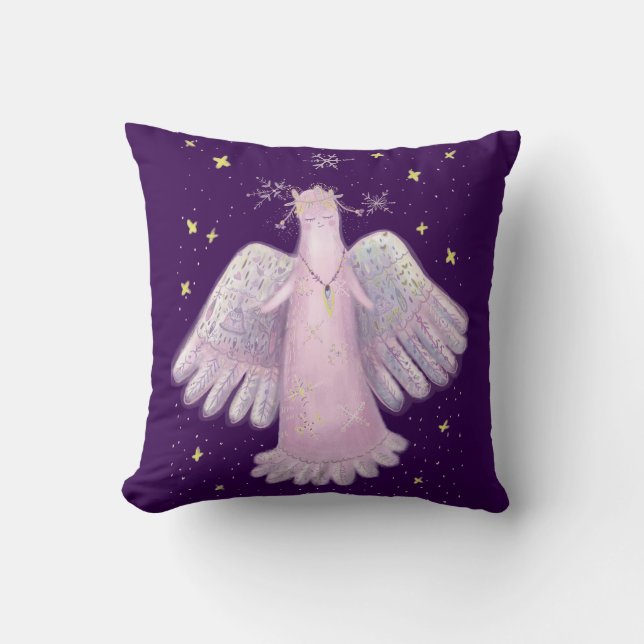 Almofada anjo mágico de natal (Frente)