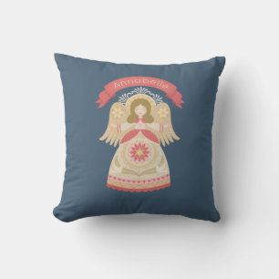 Almofada Anjo Personalizado de Arte Popular