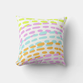 Almofada Anos 80 neoplásicas em caracteres de origem animal