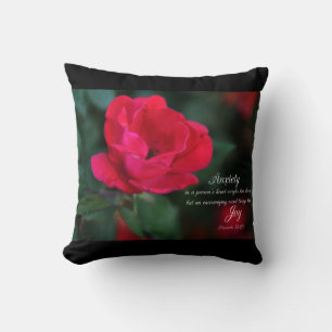 Almofada Ansiedade - Alegria verso dos Provérbios com Rosa