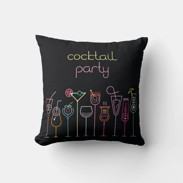 Almofada Antecedentes do Cocktail (Frente)