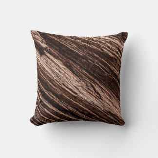 Almofada Anterior fundo de madeira obsoleto castanho. idade