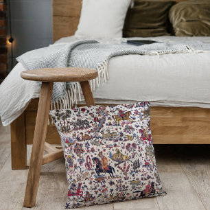 Almofada Anticorado Pérsico Pérsico Oriental - Branco