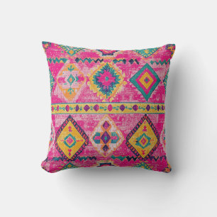 Almofada Antiguamente Rusty, cor-de-rosa Dourada Oriental,