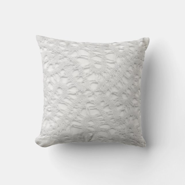Almofada Antiguidade Lacy Doily (Frente)