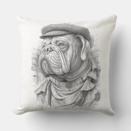 Almofada Antique Marble Bulldog Minister Guest Towel