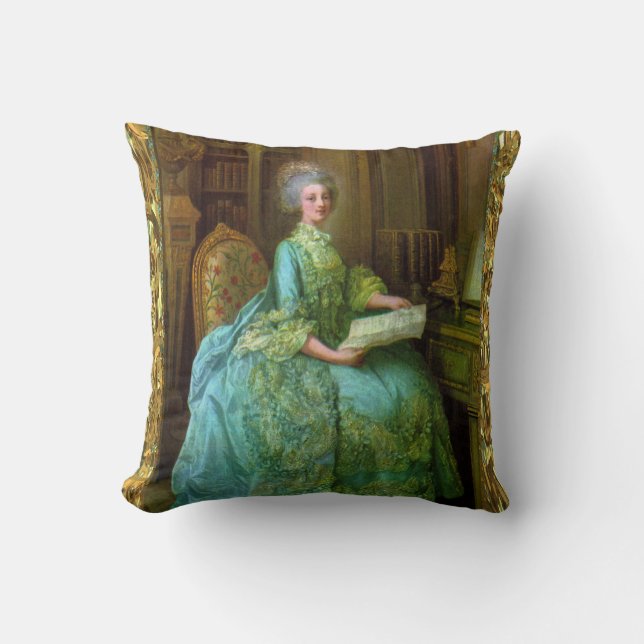 Almofada Antoinette Elegância Barroco (Frente)