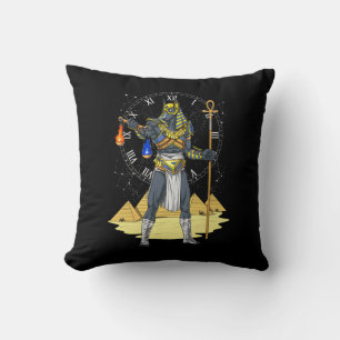 Almofada Anubis Egípcio Deus Antiguamente Ankh Mitologia
