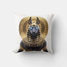 Almofada Anubis Jackal Pillow | Ancient Egyptian God Decora