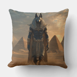 Almofada Anubis Throw pillow – Egyptian Mythology Wall Art