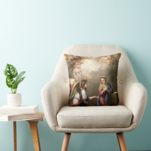 Almofada Anunciação de Murillo (detalhes)