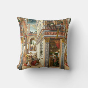 Almofada Anunciação, Santo Emidius e um OVNI de Crivelli