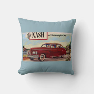 Almofada Anúncio para automóveis Nash 1941