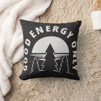 Almofada Apenas Boa Energia – Arte Minimalista da Natureza