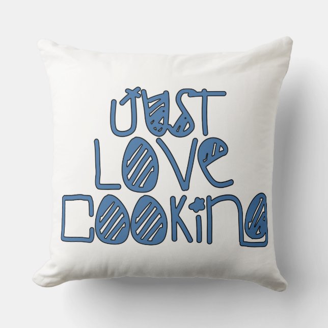 Almofada Apenas Cozinhar De Amor (Frente)
