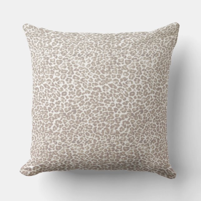 Almofada Apenas leopardo de neve (Frente)