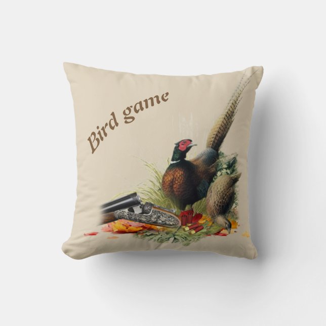 Almofada Apenas para verdadeiros caçadores (Frente)