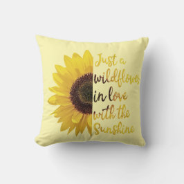 Almofada Apenas uma flor selvagem