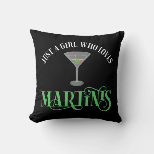 Almofada Apenas Uma Garota Que Ama Martinis