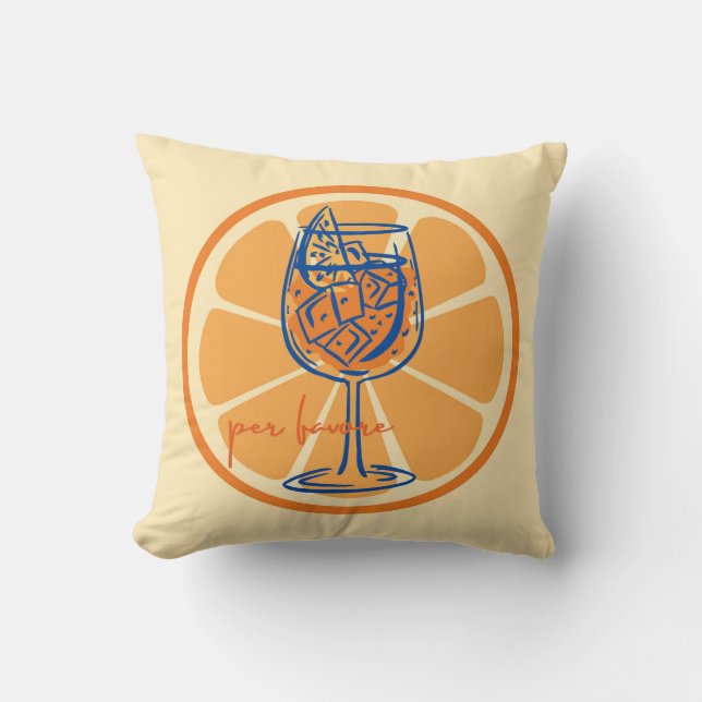 Almofada Aperol Por Favor (Frente)