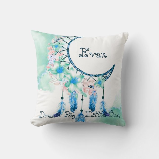 Almofada Apoio de sonhos personalizado para criança bebê  (Frente)