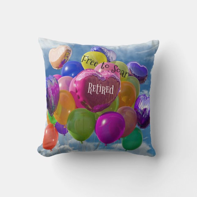 Almofada Aposentado, Livre para Soar (Frente)