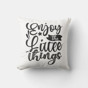 Almofada Aproveite as pequenas coisas Travesseiro decorativ