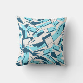 Almofada Aqua Turquoise Diagonal Disparada Design
