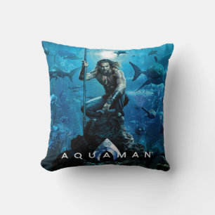 Almofada Aquaman Prince Orin Com Animais Aquáticos